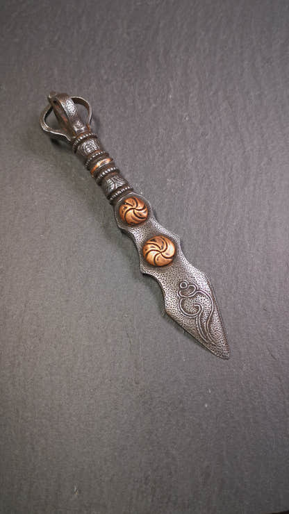 Tibetan Buddhist Ritual Implement - Phurba Manjusri Sword 5.1 " × 0.6"