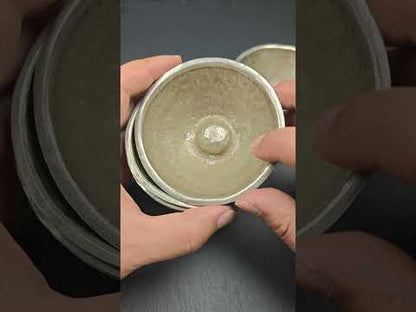 Alte silberne Wasserdarbietungsschalen, 87×34 mm