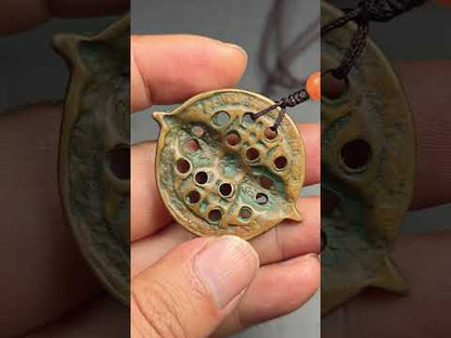 Talisman tibétain - Amulette Vajra - Pendentif Dorje