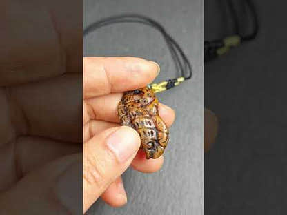 Antique Scorpion-shaped Kapala Amulet - 39mm × 20mm - Decades Old