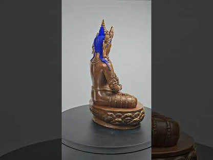 Authentic Amitayus Statue - Tibetan Statue 16cm Height
