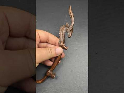 Red Copper Antelope Desktop Ornament