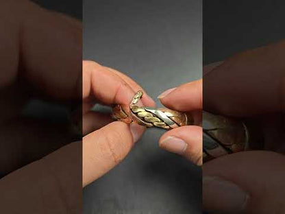 Tibetan Jewelry, Cuff Bracelet + Ring,Made of Bronze,Copper,Brass