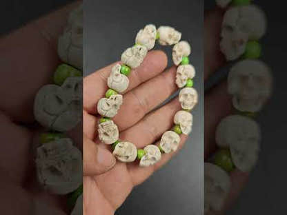 Citipat Skull Bead Bracelet,Wrist Mala