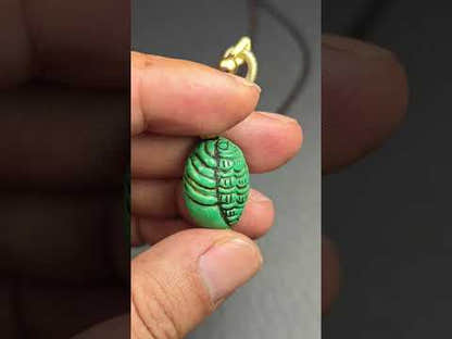 古老綠松石西藏蠍子護身符,21×18mm