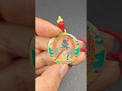 Chakrasamvara + Mahakala Amulet (Double Sided ) 34mm