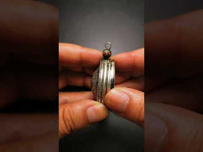 Gau Ghau Shrine, Altar Amulet Pendant,OM and Kalachakra Symbol