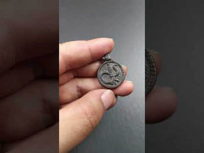 Rod of Asclepius Amulet 0.87"
