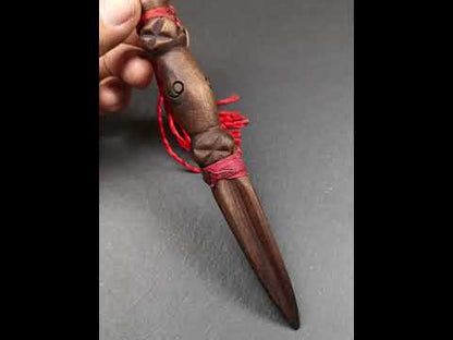 Wooden Phurba - 6.7"