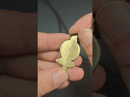 Bùa Hộ Mệnh Phật Giáo Tây Tạng - Mặt Dây Chuyền Vajra với Biểu Tượng OM