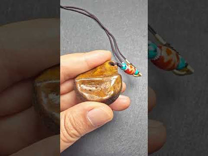 Authentic Kapala Amulet - Cross Vajra Charm - Tibetan Protective Pendant - Decades Old - 48mm × 39mm