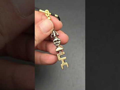 Tibetan Amulet,The Key of Heart Pendant,Lima Brass