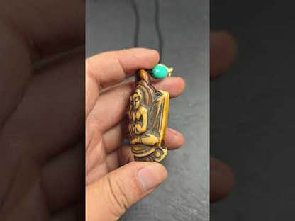 Sacred Jetsun Milarepa Statue Protection Amulet