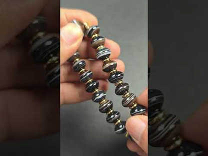 Medicine Buddha Dzi Wrist Mala