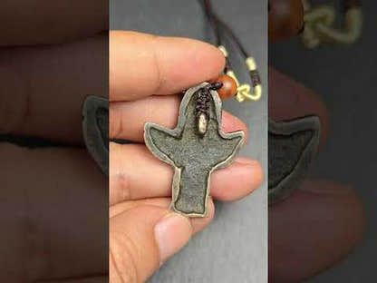 Tibetan Buddhist Amulet Pendant | Garuda Golden-Winged Bird