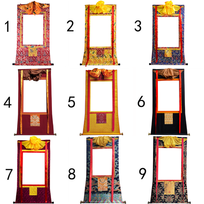 Gandhanra Woodblock Thangka From Derge Sutra Printing Temple