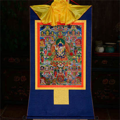 Bardo Thodol-42 Silent Deities - Tibetan thangka painting, view 10