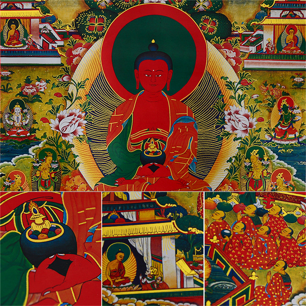 Gandhanra-Thangka-Art-Amidabha-in-Pure-Land
