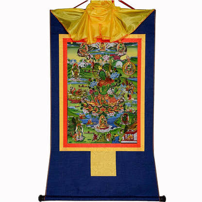 Eight Forms of Green Tara - Tibetan thangka painting, view 10