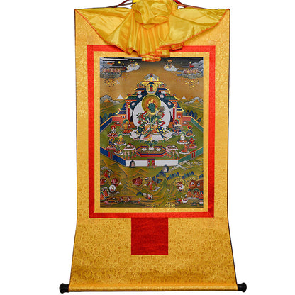 Gandhanra-Thangka-Art-Green-Tara-in-Mandala