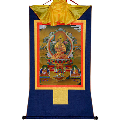 Gandhanra-Thangka-Art-JeTsongkhapa-Losang-Drakpa-JeRinpoche-ThreeFormes