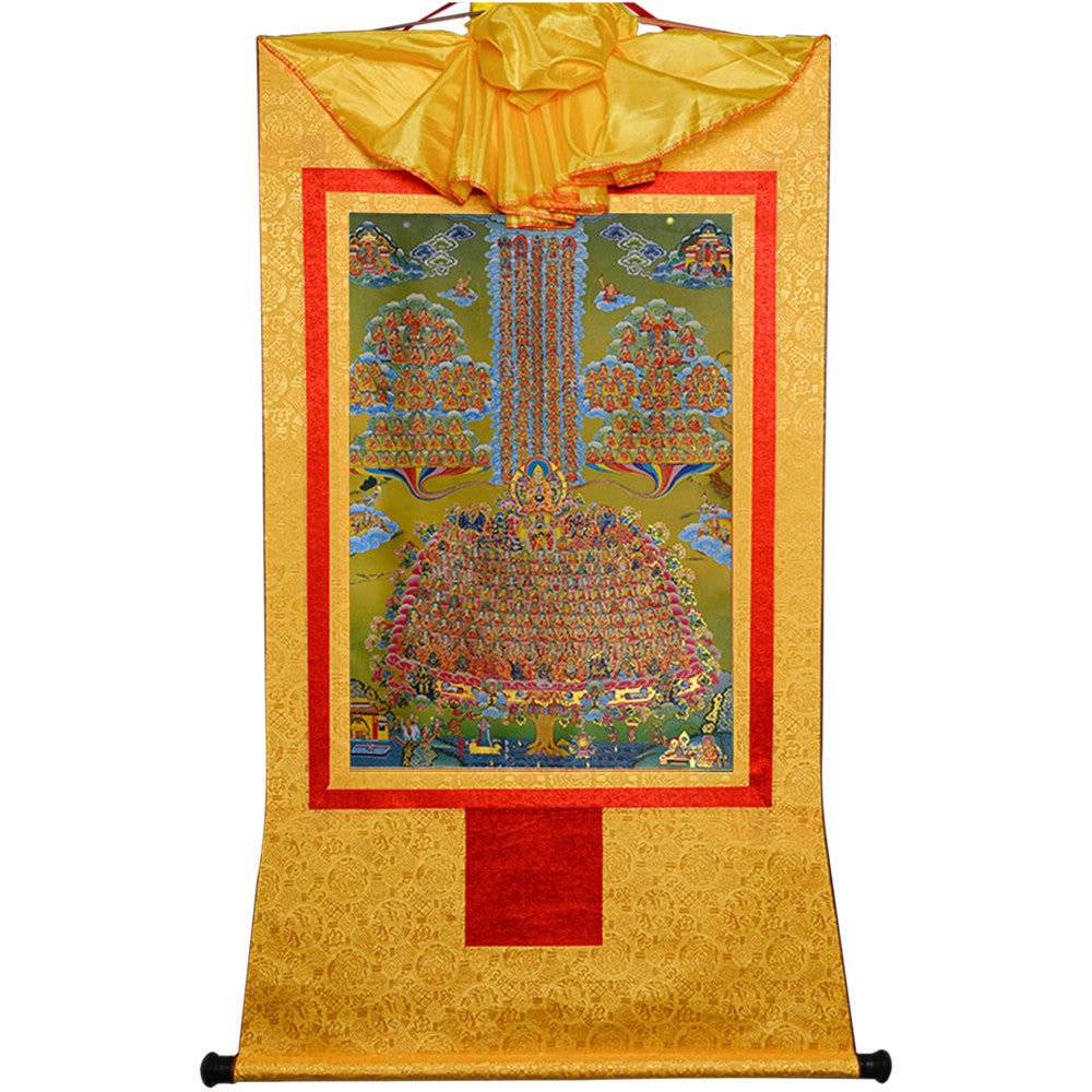 Gandhanra Tibetan Woodblock Thangka Art,Je Tsongkhapa,Losang 2024 Drakpa,Je Rinpoche,Buddhist Tapestry,From Derge Sutra Printing Temple