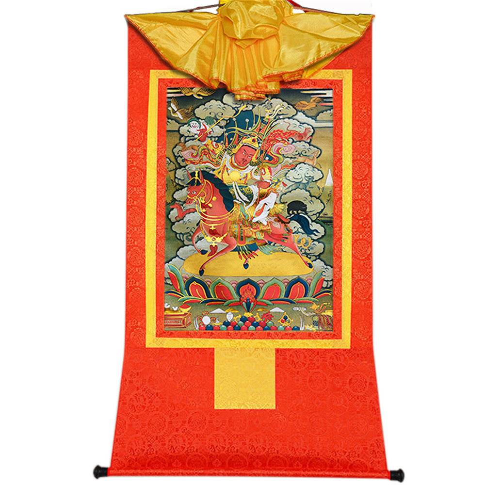 King Gesar གེ་སར - Tibetan thangka painting, view 17