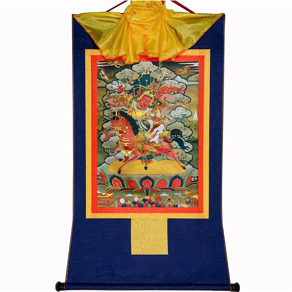 King Gesar གེ་སར - Tibetan thangka painting, view 10