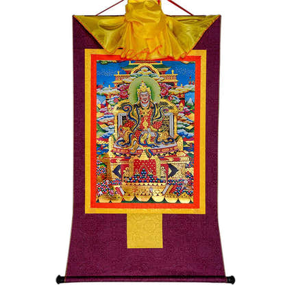 King Gesar གེ་སར - Tibetan thangka painting, view 10