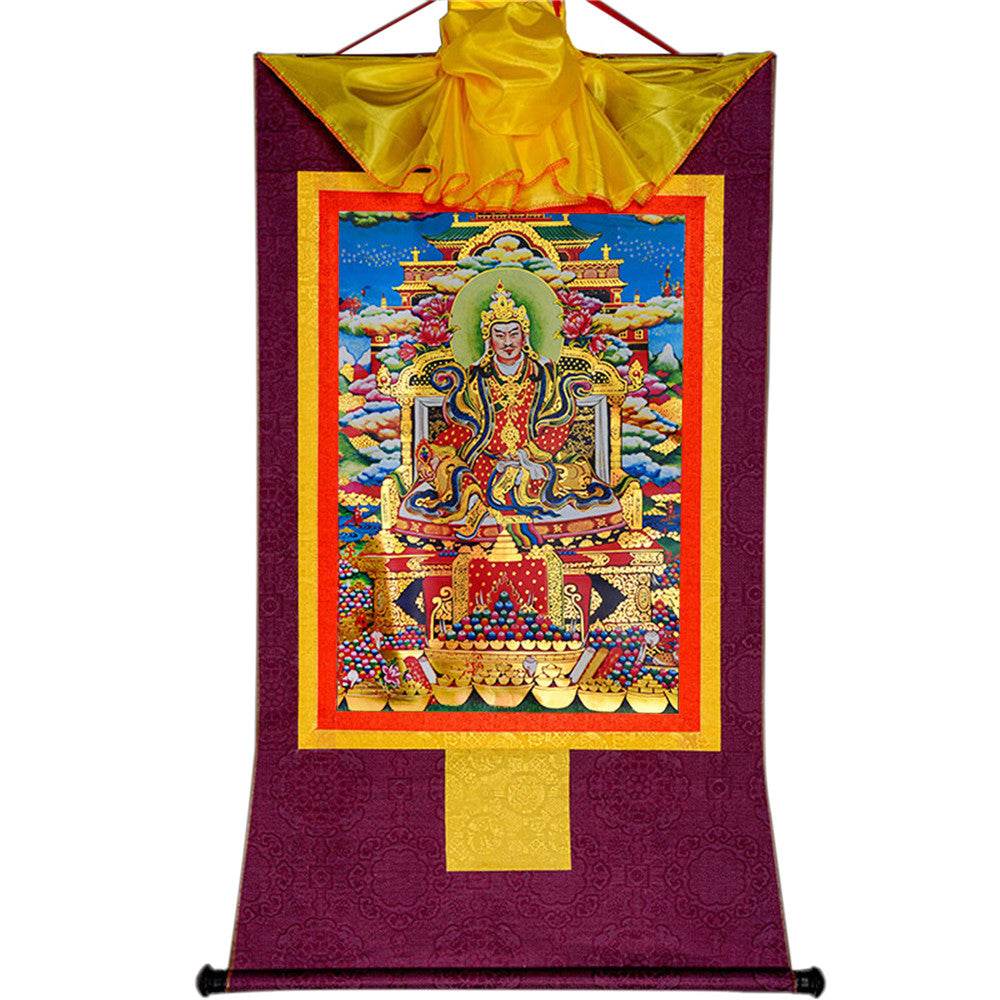 King Gesar གེ་སར - Tibetan thangka painting, view 10
