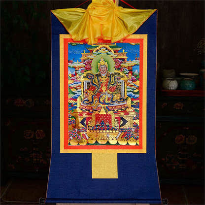 King Gesar གེ་སར - Tibetan thangka painting, view 11