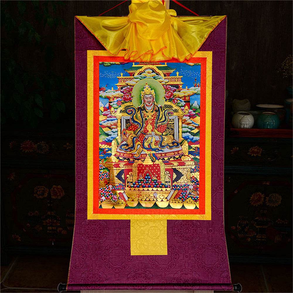 King Gesar གེ་སར - Tibetan thangka painting, view 14