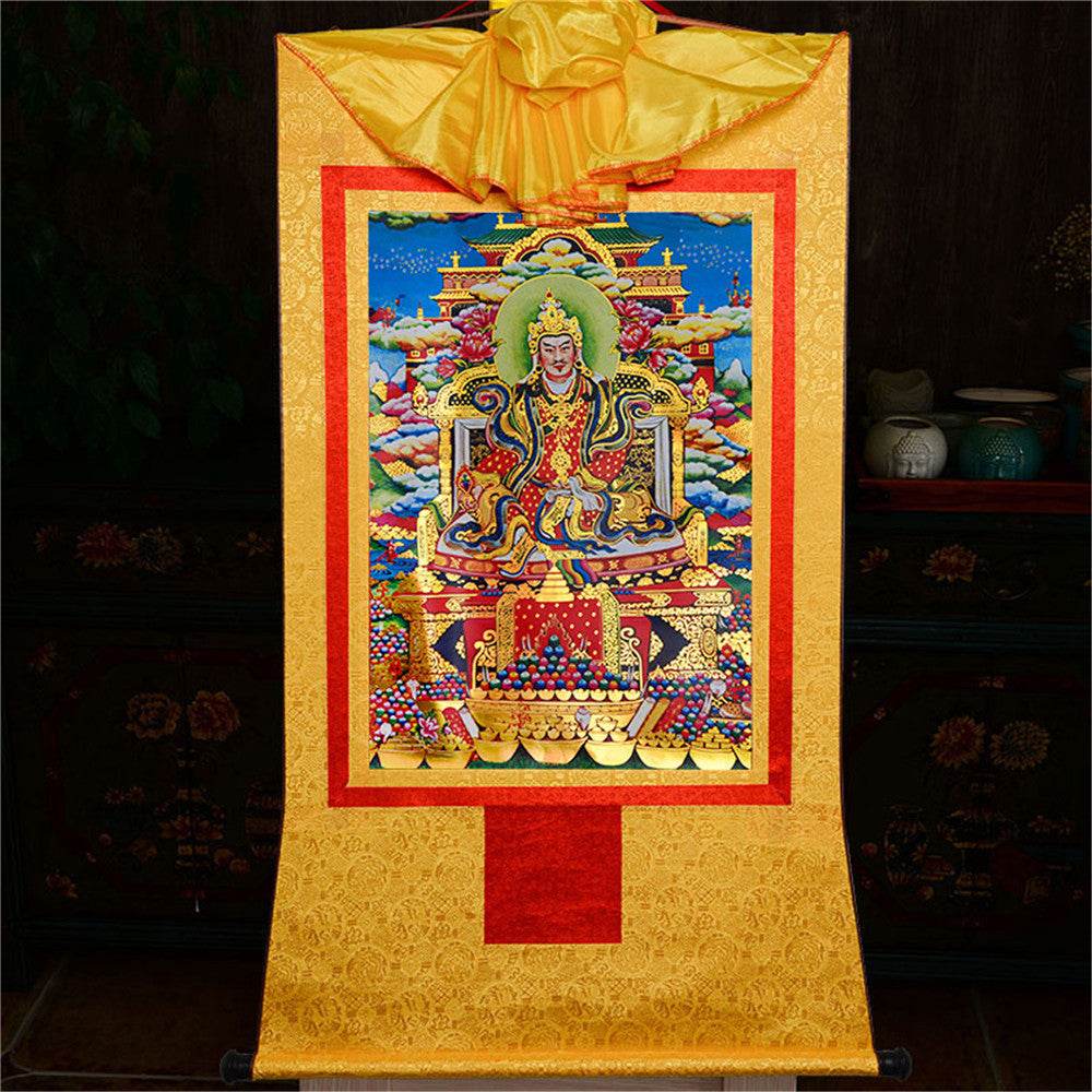 King Gesar གེ་སར - Tibetan thangka painting, view 15