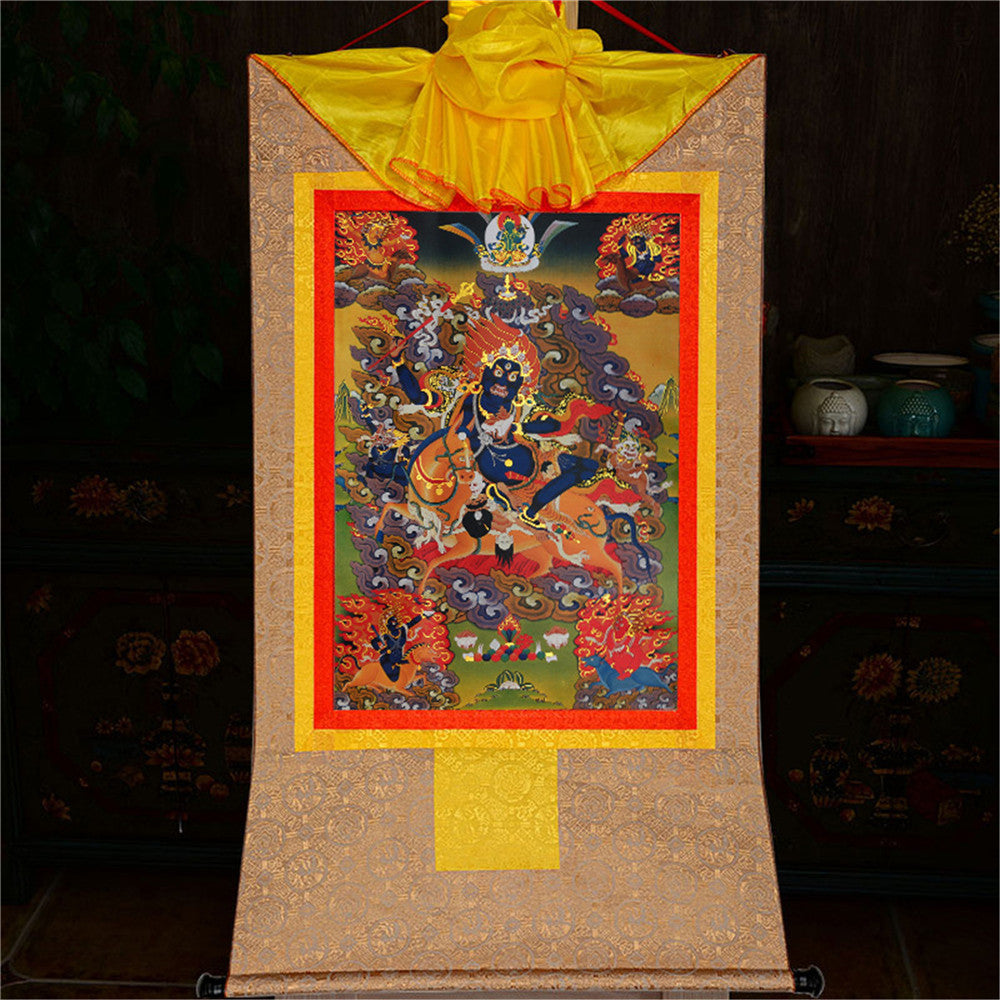 Gandhanra-Thangka-Art-Palden-Lhamo-Glorious-Goddess