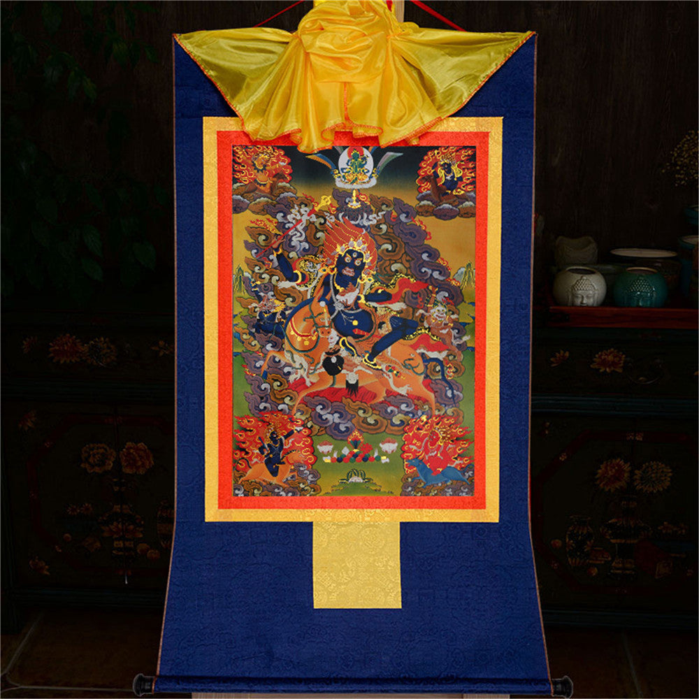 Gandhanra-Thangka-Art-Palden-Lhamo-Glorious-Goddess