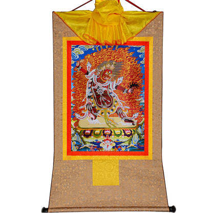 Gandhanra-Tibetan-Thangka-Art-GuruDragpo-Fierce-Emanation-of-Padmasambhava-GuruRinpoche-Padmakara