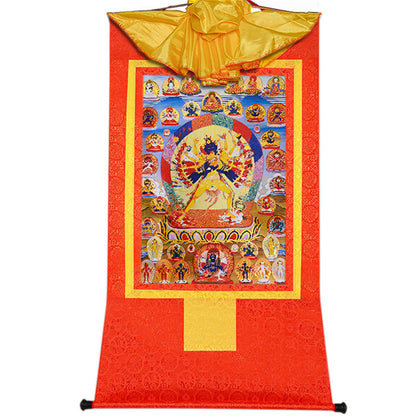 Gandhanra-Tibetan-Thangka-Art-Kalacakra-Vajrayogini-in-Yab-Yum
