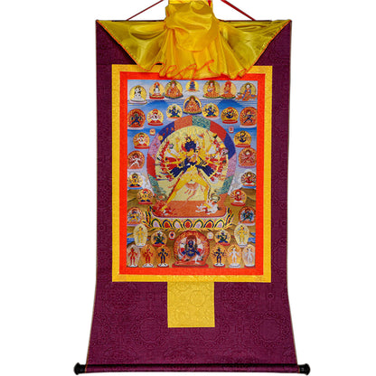 Gandhanra-Tibetan-Thangka-Art-Kalacakra-Vajrayogini-in-Yab-Yum