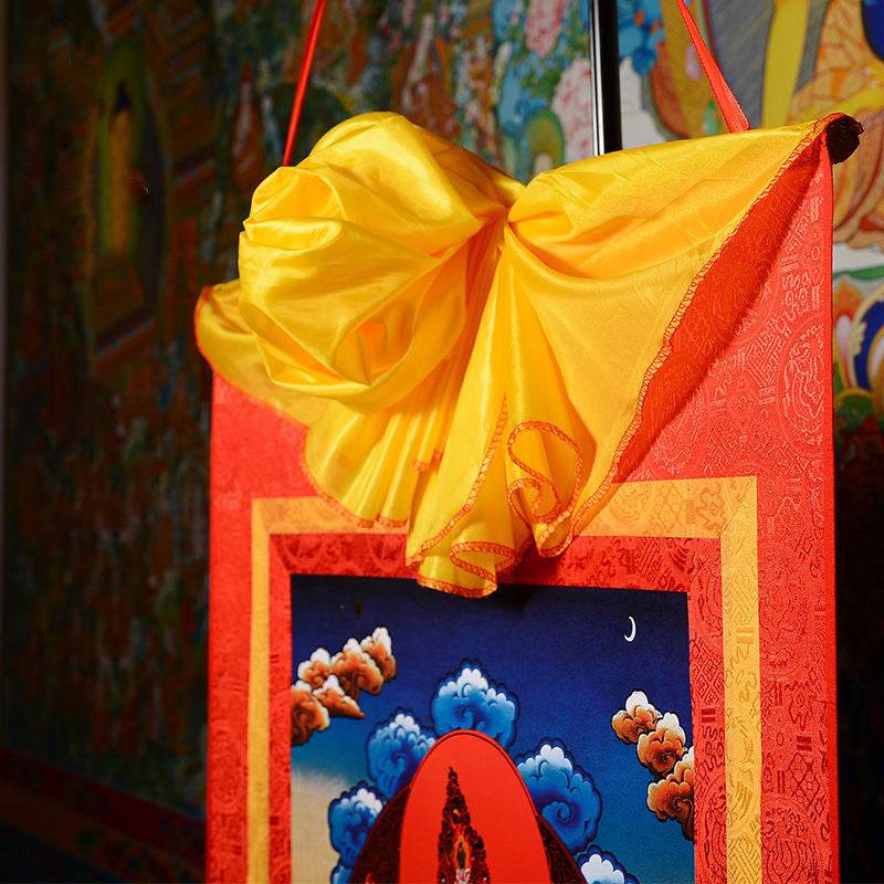 Chenrezig - Tibetan thangka painting, view 19