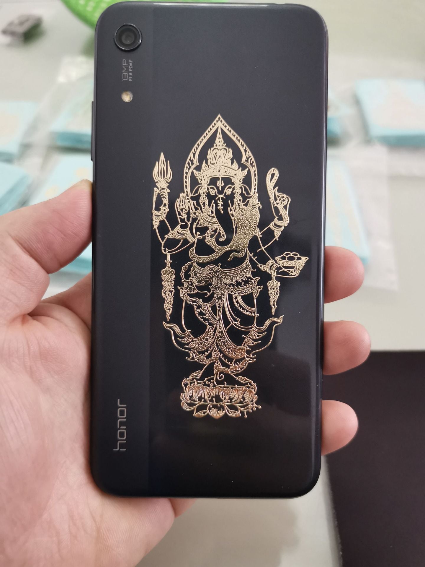 Gandhanra Buddha Amulet Stickers Phra Pitda,Ganesha,Hanuman,Phra Rahoo