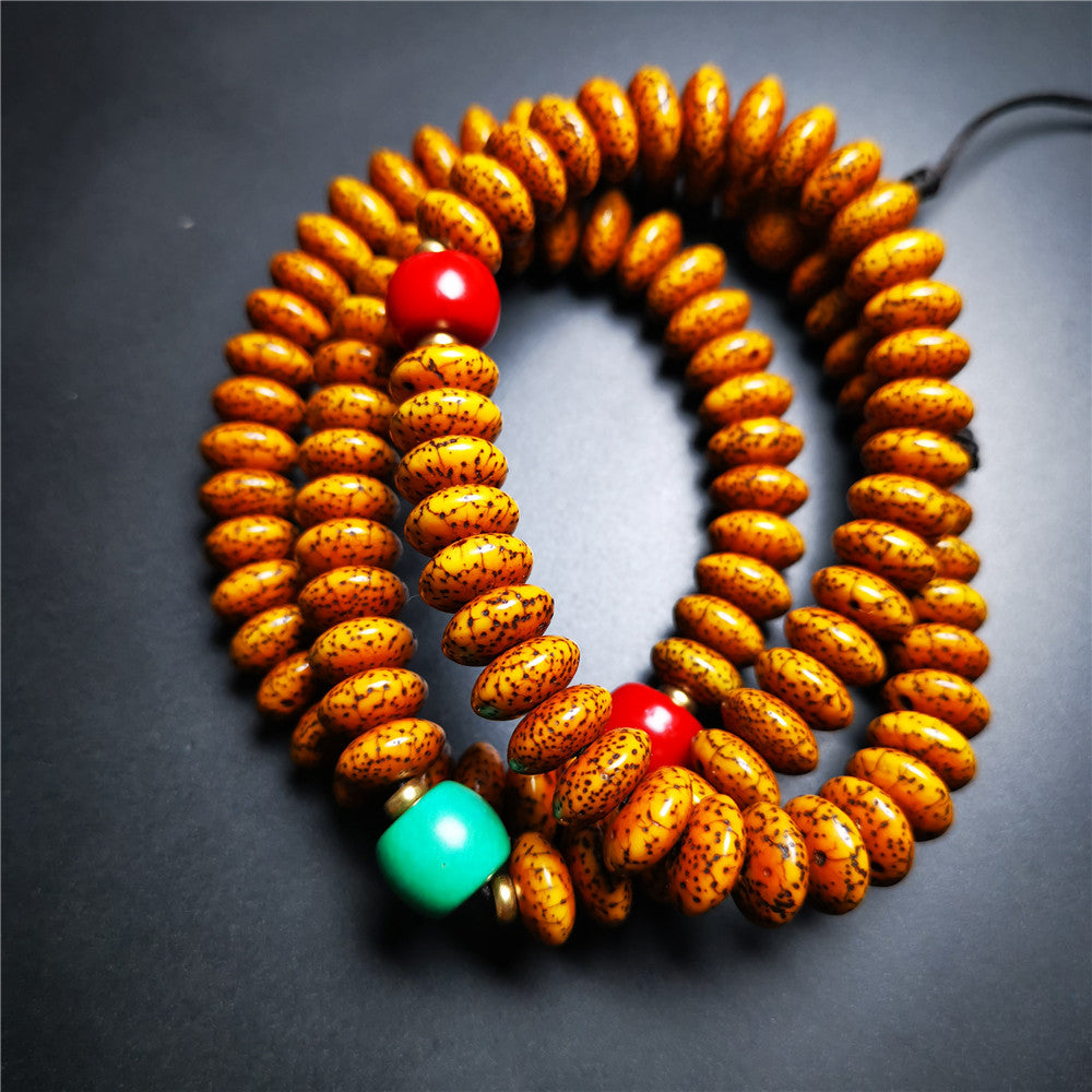 Old Moon Star Bodhi Beads(Flat)