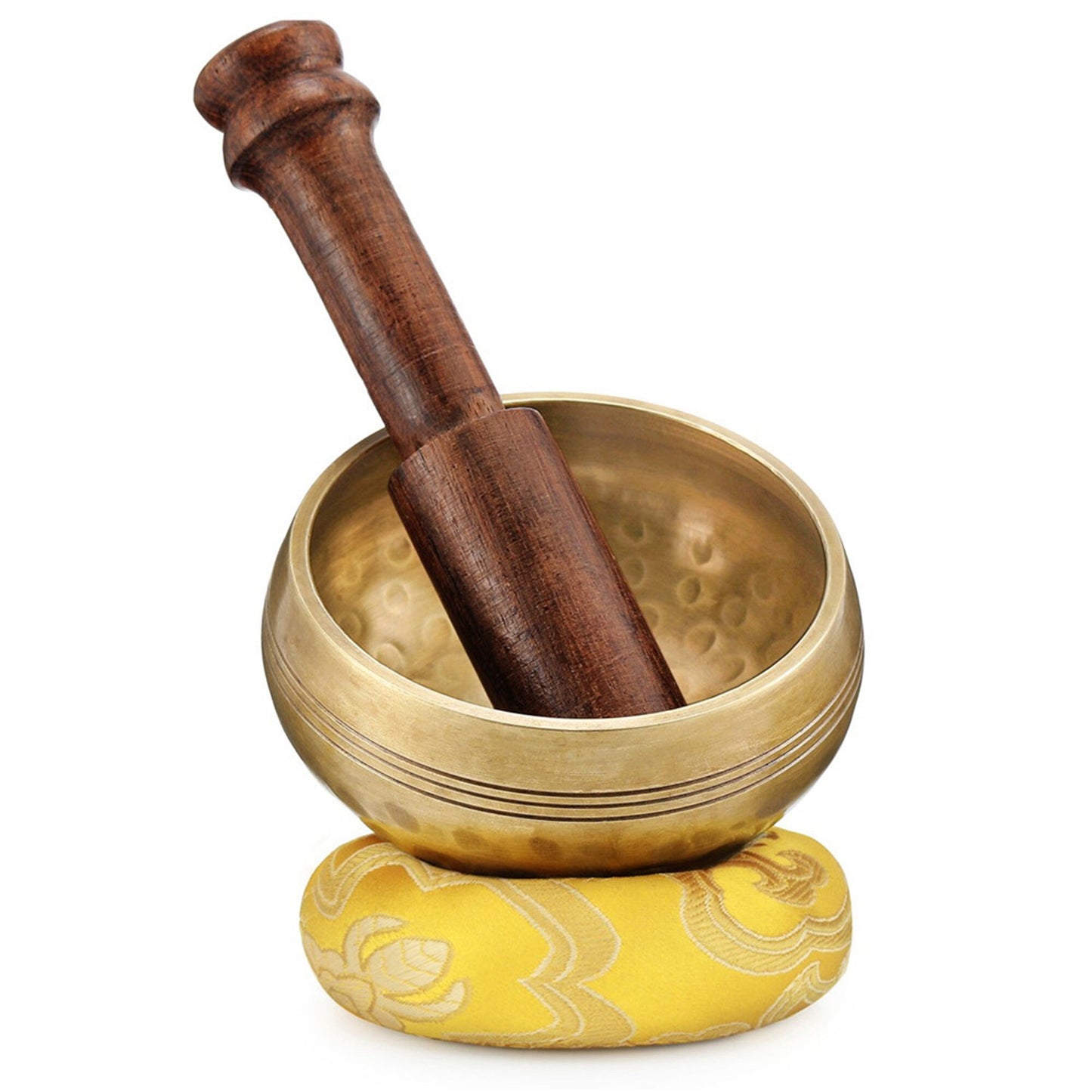 Gandhanra 3.2"-7.9" Handcrafted Tibetan Full Moon Singing Bowl