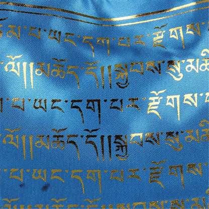 12 Tyeps of Prayer Flag - Tibetan Buddhist art, size reference
