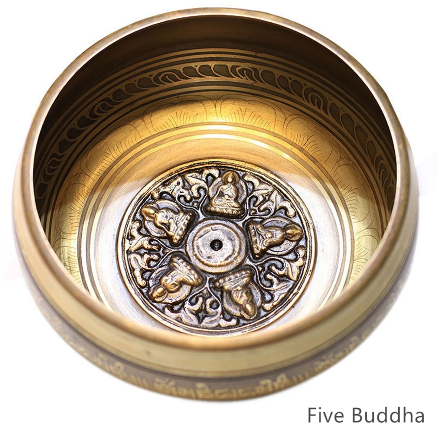 Cross Vajra/Buddha Singing Bowl