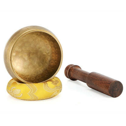 Gandhanra 3.2"-7.9" Handcrafted Tibetan Full Moon Singing Bowl