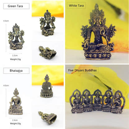 Yellow Jambhala - Tibetan Buddhist art, view 8