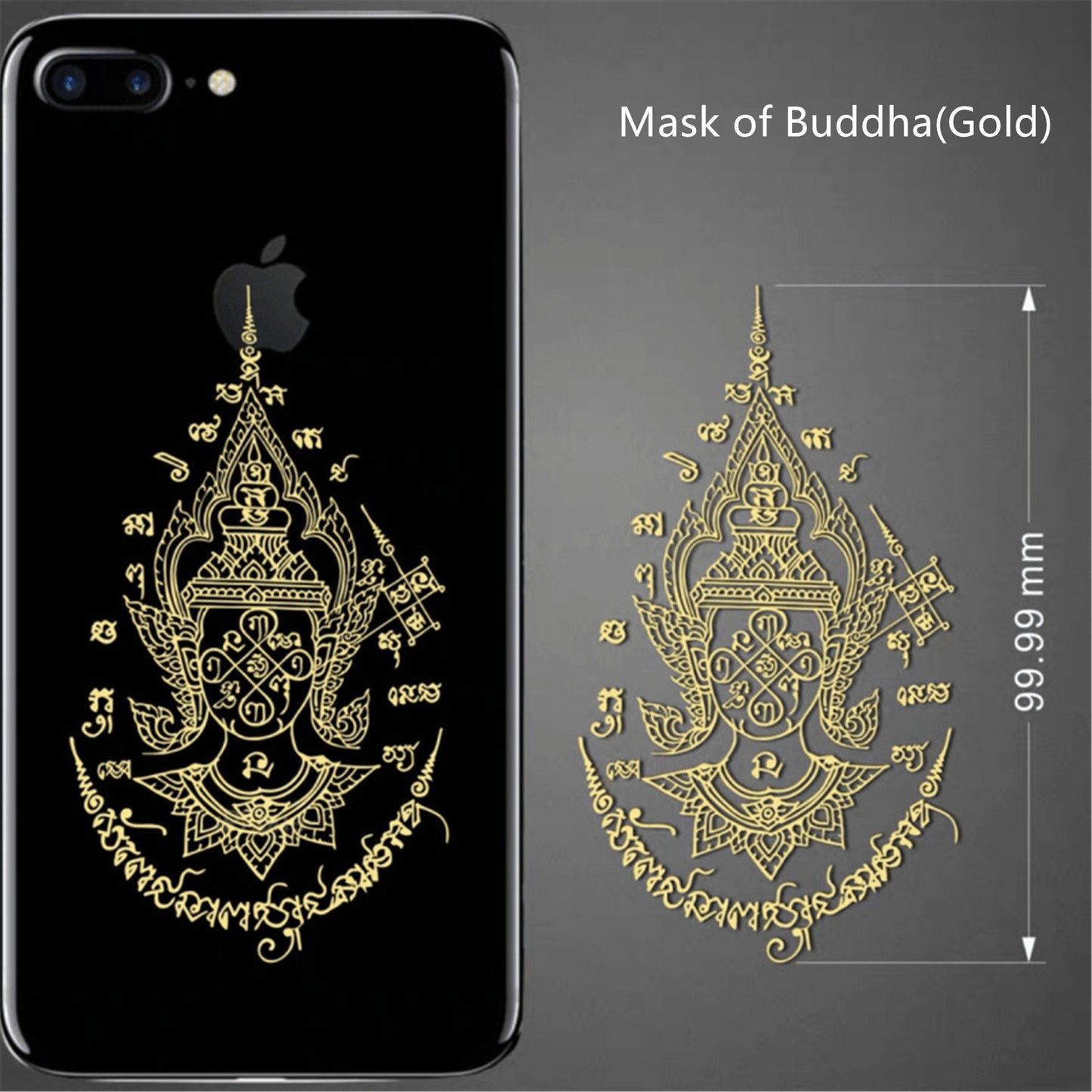 Gandhanra Buddha Amulet Stickers Phra Pitda,Ganesha,Hanuman,Phra Rahoo