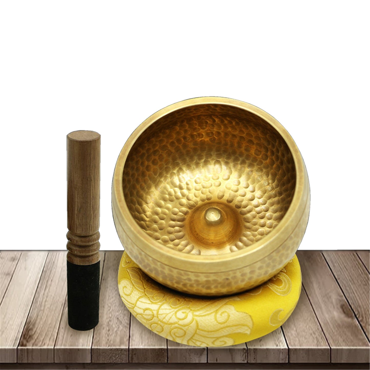 Gandhanra Hand-forged Tibetan Singing Bowl with Lingam Symbol