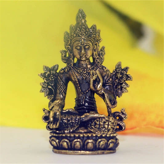 White Tara - Tibetan Buddhist art, front view
