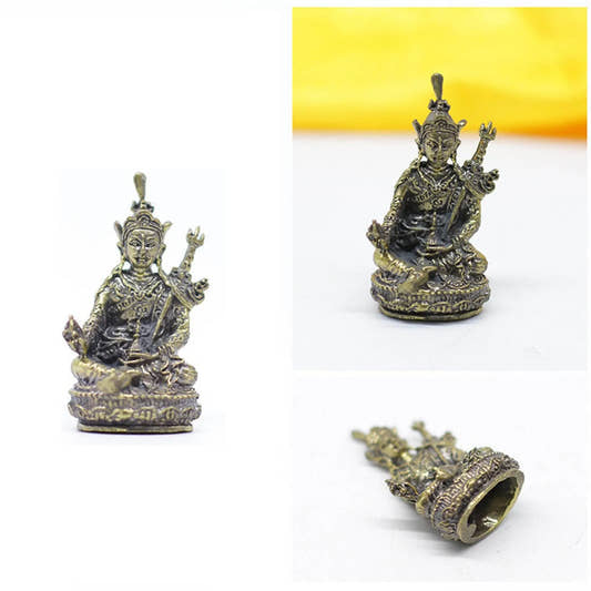 Lotus Born-Guru Rinpoche - Tibetan Buddhist art, front view
